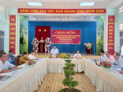 Tổ công tác số 3 của Ban Thường vụ Tỉnh ủy làm việc với Đảng ủy xã Long Bình
