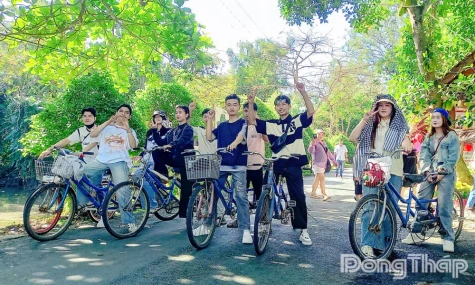 Đồng Tháp: Không gian xanh hấp dẫn du khách dịp lễ