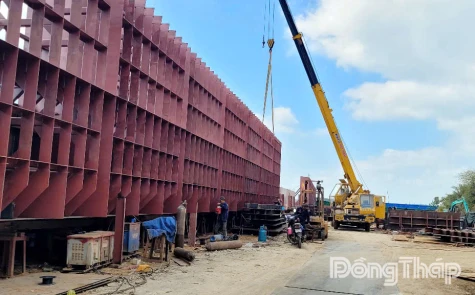 Đồng Tháp: Nhu cầu đóng tàu tăng cao