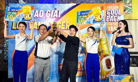 Hàng trăm ngàn người "rinh" thưởng cực đỉnh khi bật nắp Tiger Crystal