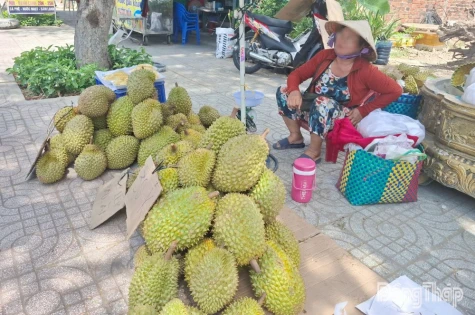 Sầu riêng giá rẻ “tràn” ra đường