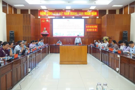 Tổ công tác số 5 của Ban Thường vụ Tỉnh ủy làm việc với Ban Thường vụ Đảng ủy phường Sa Đéc