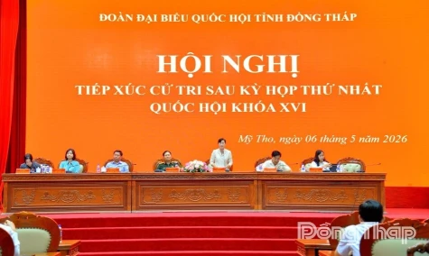 Cử tri quan tâm kiến nghị nhiều vấn đề đến Đoàn Đại biểu Quốc hội tỉnh Đồng Tháp