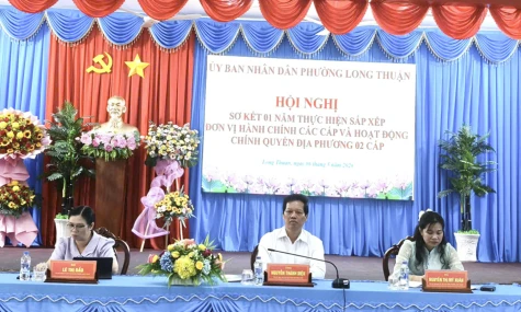 Phường Long Thuận: Phát huy hiệu quả nguồn nhân lực, quyết tâm hoàn thành tốt các mục tiêu đề ra