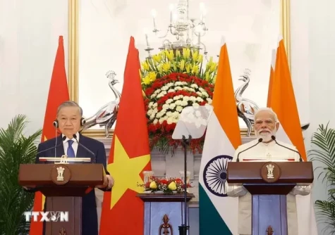 Đưa quan hệ Đối tác Chiến lược toàn diện tăng cường Việt Nam-Ấn Độ sang giai đoạn mới