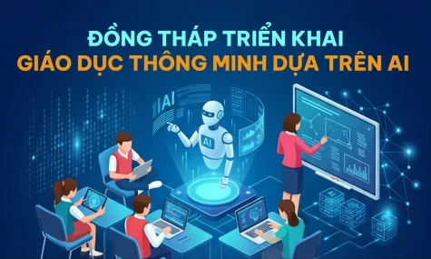 [Infographic] Đồng Tháp triển khai giáo dục thông minh dựa trên AI