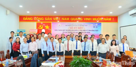 Đồng Tháp: Ký kết hợp tác đào tạo nguồn nhân lực cho khu công nghiệp, khu kinh tế