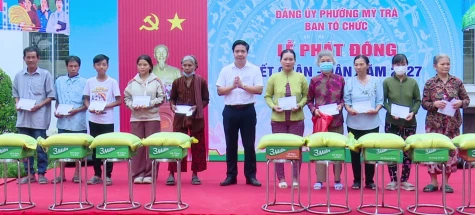 Phường Mỹ Trà: Phát động "Tết Quân - Dân" năm 2027