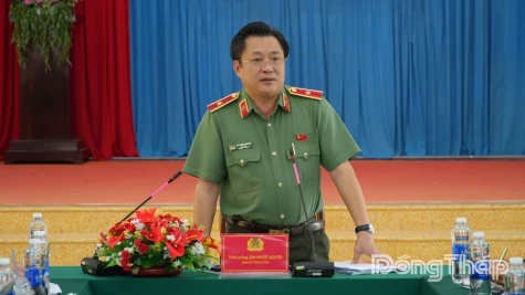 Thiếu tướng Lâm Phước Nguyên: Chủ động nhận diện để “đi trước” tội phạm, cảnh báo vi phạm từ sớm, từ xa