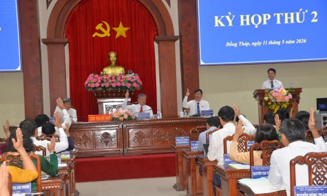 Kỳ họp thứ Hai - HĐND tỉnh Đồng Tháp khóa XI: Thông qua nhiều Nghị quyết quan trọng