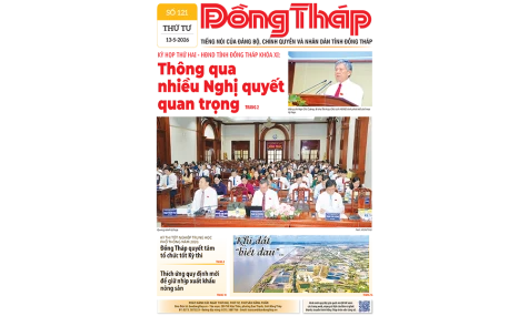 Đón đọc Báo Đồng Tháp số ra ngày 13-5-2026