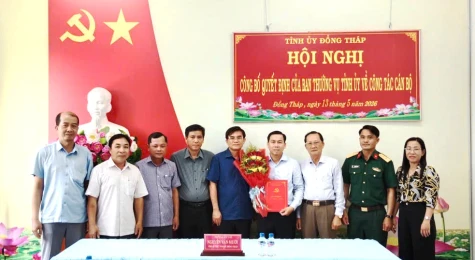 Đồng chí Huỳnh Văn Tài giữ chức Bí thư Đảng ủy xã Tân Thành