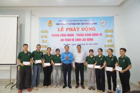 Công ty Trường Giang: Phát động “Tháng Công nhân - Tháng hành động về An toàn, vệ sinh lao động”