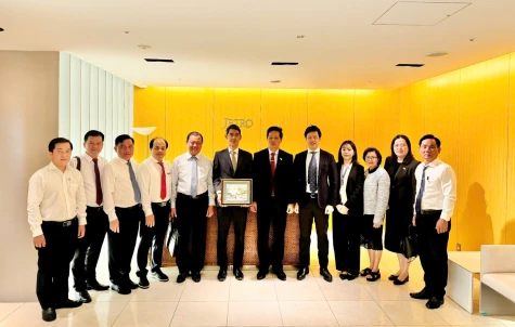 Đoàn công tác tỉnh Đồng Tháp làm việc với Tổ chức Xúc tiến thương mại Nhật Bản