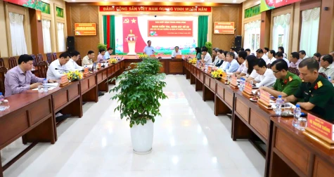 Đoàn Kiểm tra, giám sát số 23 của Bộ Chính trị, Ban Bí thư làm việc với Ban Thường vụ Đảng ủy phường Cao Lãnh