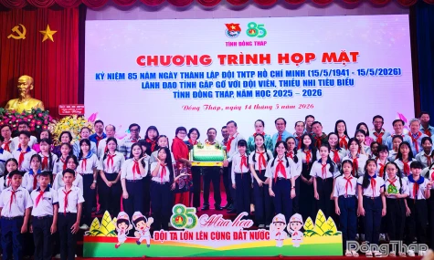 Đồng Tháp: Tự hào truyền thống, chắp cánh thế hệ măng non