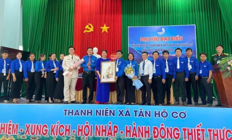 Đại hội đại biểu Hội Liên hiệp thanh niên Việt Nam xã Tân Hộ Cơ lần thứ I