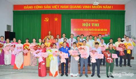 Xã Bình Trưng: Sôi nổi Hội thi báo cáo viên, tuyên truyền viên giỏi