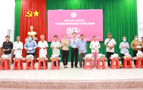 Xã Tháp Mười: Tiếp nhận 1,1 tỷ đồng hỗ trợ hoạt động nhân đạo