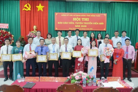 Huynh Thi Kim Lien Wins First Prize at 2026 Outstanding Lecturer and Propagandist Contest