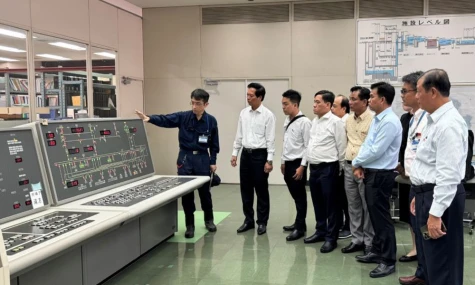 Lãnh đạo tỉnh Đồng Tháp khảo sát Nhà máy xử lý nước thải của thành phố Yokohama (Nhật Bản)