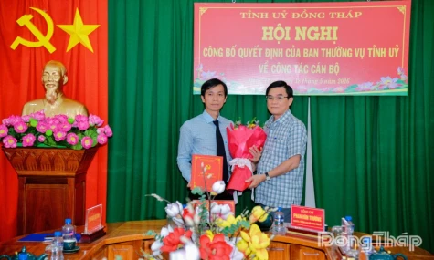 Đồng chí Nguyễn Việt Nhân giữ chức Phó Trưởng Ban Nội chính Tỉnh ủy Đồng Tháp