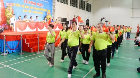 Khai mạc Đại hội Thể dục thể thao phường Mỹ Tho lần thứ I