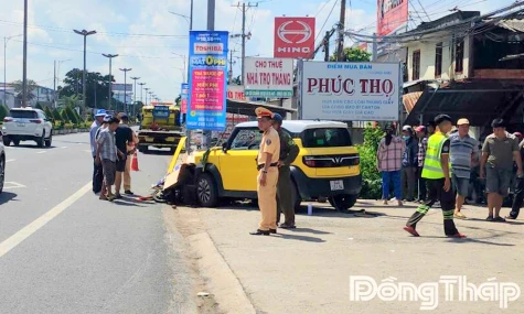 Ô tô con tông xe lăn, 1 người phụ nữ tử vong tại chỗ