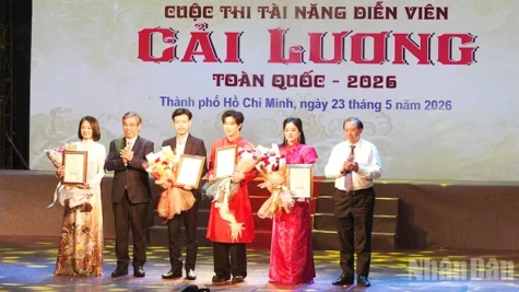 Trao 4 Giải Nhất tại Cuộc thi Tài năng diễn viên cải lương toàn quốc 2026