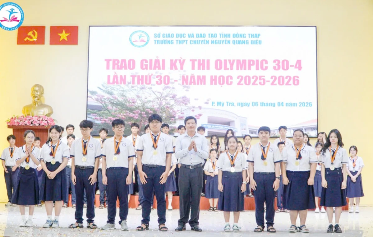 Trường THPT Chuyên Nguyễn Quang Diêu: Đạt 317 giải thưởng cấp tỉnh, khu vực và quốc gia