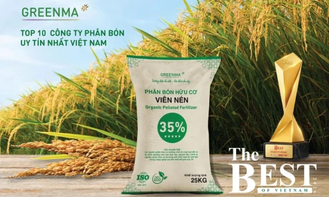 Phân bón hữu cơ Greenma được vinh danh tại The Best of Vietnam 2026