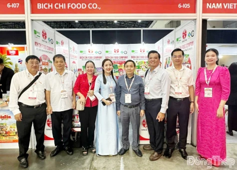 Đoàn công tác tỉnh Đồng Tháp tham dự Chương trình Thaifex Anuga Asia 2026 tại Thái Lan