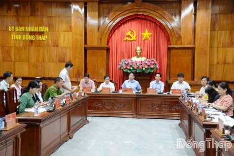 Đồng Tháp: Thông qua các dự thảo trình Hội đồng nhân dân tỉnh