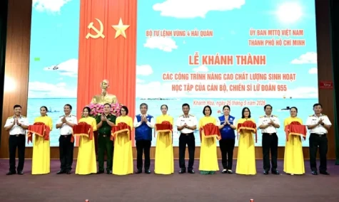 Khánh thành "Không gian văn hóa Hồ Chí Minh" tại Bộ Tư lệnh Vùng 4 Hải quân