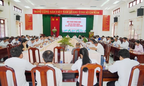 Xã Vĩnh Bình: Hội thảo đóng góp dự thảo Báo cáo khoa học đề nghị công nhận xã An toàn khu