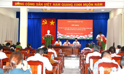 Phường Mỹ Tho: Tiếp tục nâng cao hiệu quả vận hành mô hình chính quyền địa phương 2 cấp