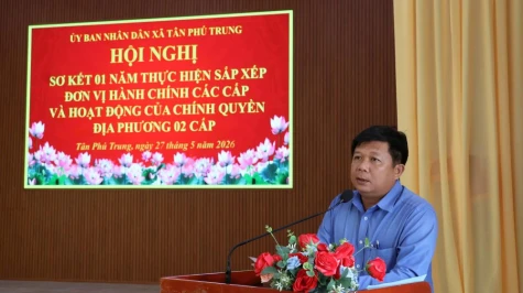 Tân Phú Trung: Sơ kết 1 năm thực hiện sắp xếp đơn vị hành chính và hoạt động chính quyền địa phương 2 cấp