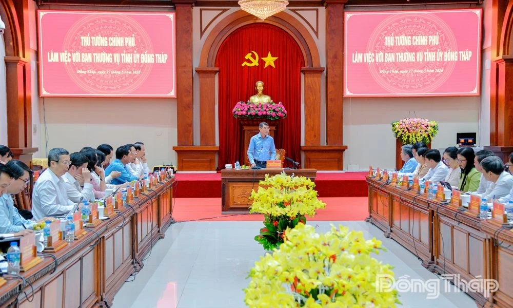 Prime Minister Le Minh Hung Outlines Sustainable Development Orientations for Dong Thap