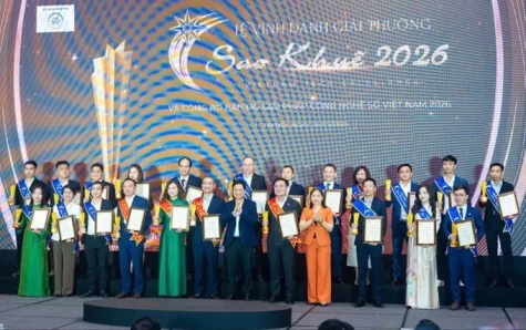 123 nền tảng, dịch vụ và giải pháp số xuất sắc được trao Giải thưởng Sao Khuê 2026