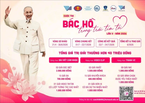 Phát động Cuộc thi “Bác Hồ trong trái tim tôi” lần thứ V năm 2026