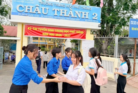 Tuổi trẻ Đồng Tháp: Nhiều hoạt động “Tiếp sức mùa thi” hỗ trợ Kỳ thi tuyển sinh lớp 10 năm học 2026 - 2027
