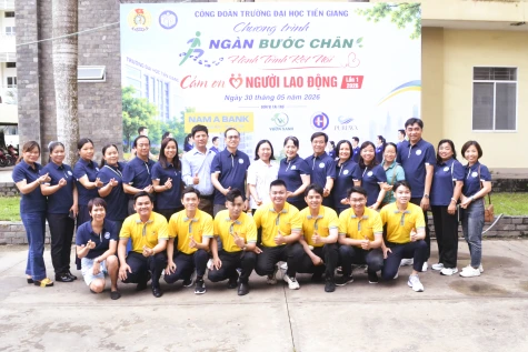 Trường Đại học Tiền Giang tổ chức hoạt động tri ân người lao động