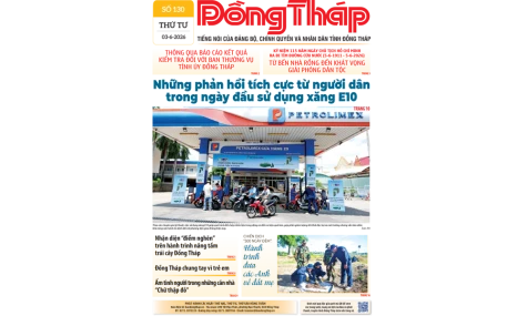 Đón đọc Báo Đồng Tháp số ra ngày 03-6-2026