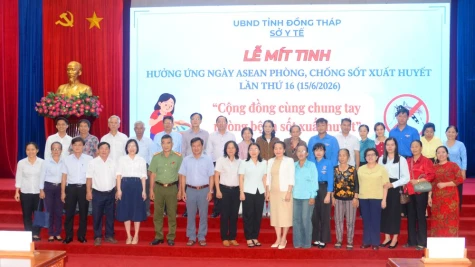 Đồng Tháp chung tay phòng chống sốt xuất huyết
