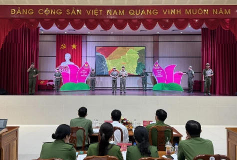 Phường Mỹ Ngãi đoạt giải Nhất Hội thi Lực lượng bảo vệ an ninh, trật tự cơ sở giỏi - Cụm thi số 01