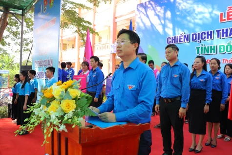 Tuổi trẻ Đồng Tháp ra quân Chiến dịch Thanh niên tình nguyện Hè năm 2026