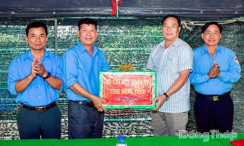 Đồng Tháp: Thăm, động viên cán bộ, chiến sĩ Đội K91 đang thực hiện nhiệm vụ tại Campuchia