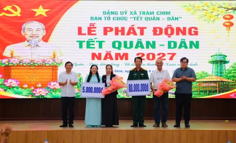 Lan tỏa nghĩa tình quân - dân trên quê hương Tràm Chim