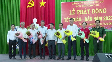 Xã Tân Hộ Cơ: Phát động Tết Quân - Dân năm 2027