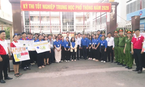 Đồng Tháp: Hơn 37.000 thí sinh bước vào ngày thi đầu tiên Kỳ thi tốt nghiệp THPT năm 2026
